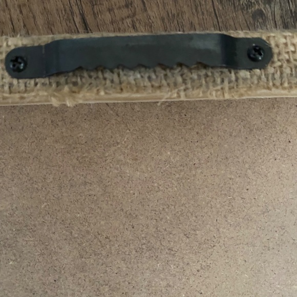 Bird print on burlap. Retro - Picture 10 of 15